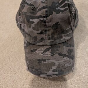 Camouflage Distressed Baseball Cap